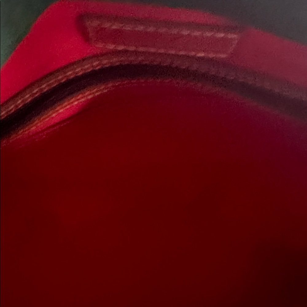 Dooney & Bourke Red Leather Satchel - Picture 5 of 9
